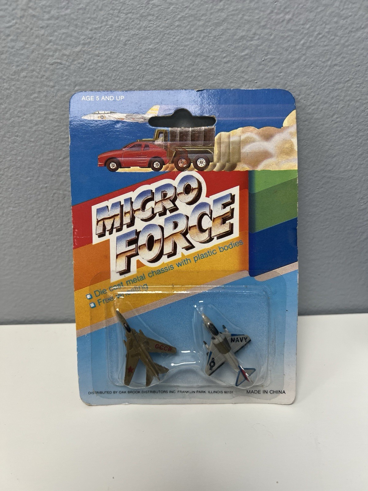 OAK BROOK MICRO ACTION FORCE JETS USAF USMC, 10002J, DIE CAST COLLECTABLE toy