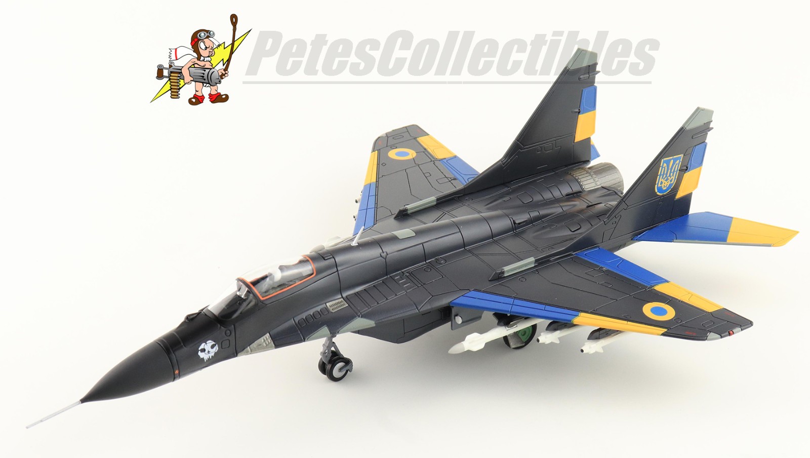 Hobby Master HA6525 MiG-29 Fulcrum-C Ghost of Kyiv 40th TAC Ukrainian AF 1:72