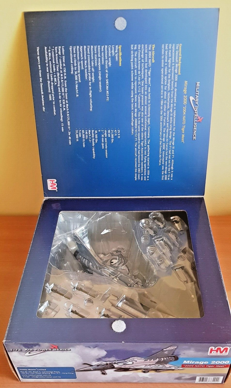 Hobby Master 1/72 HA1608 Mirage 2000C Armee de l’Air NATO Tiger Meet 2004