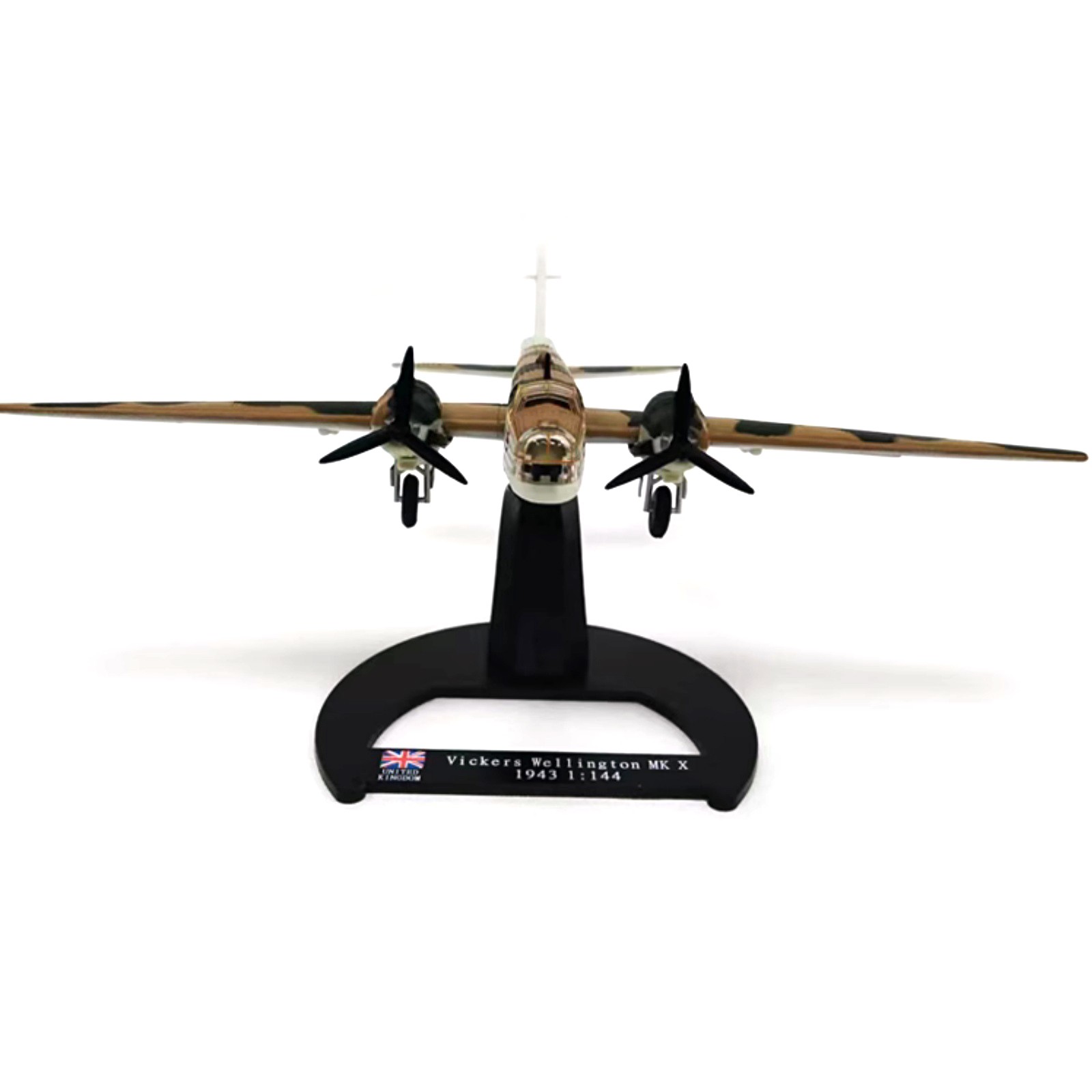 1/144 WWII UK Vickers Wellington Bomber Finished Alloy Model Perfect Toy Gifts