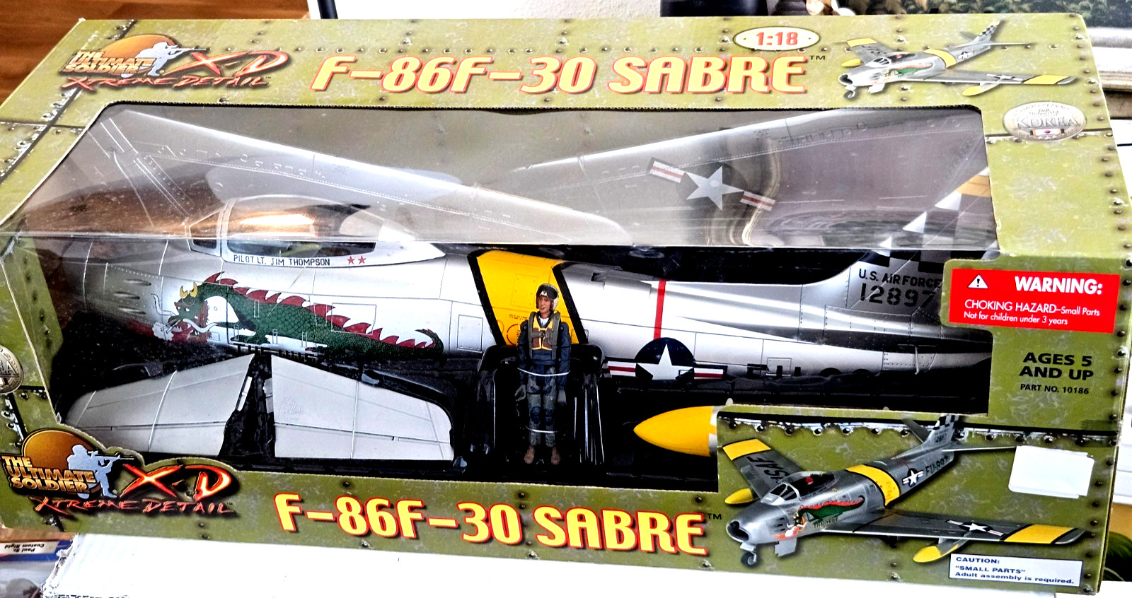 The Ultimate Soldier F-86F-30-SABRE 1/18 Scale Air Force Jet