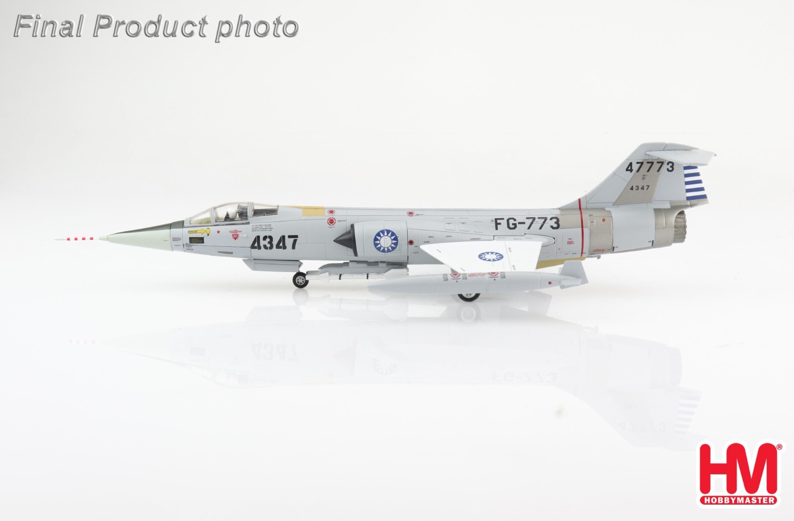 LOCKHEED F-104G STARFIGHTER 4347 CAPT. S. L. HU 3RD – HOBBY MASTER HA1072 1/72