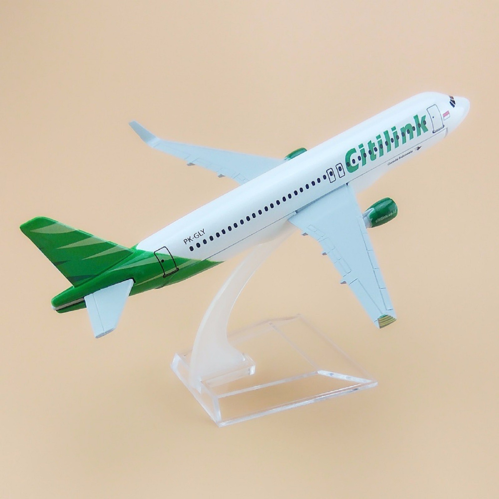 1/400 15cm Aircraft Indonesia Citilink A320 Alloy Plane Model Simulation Display