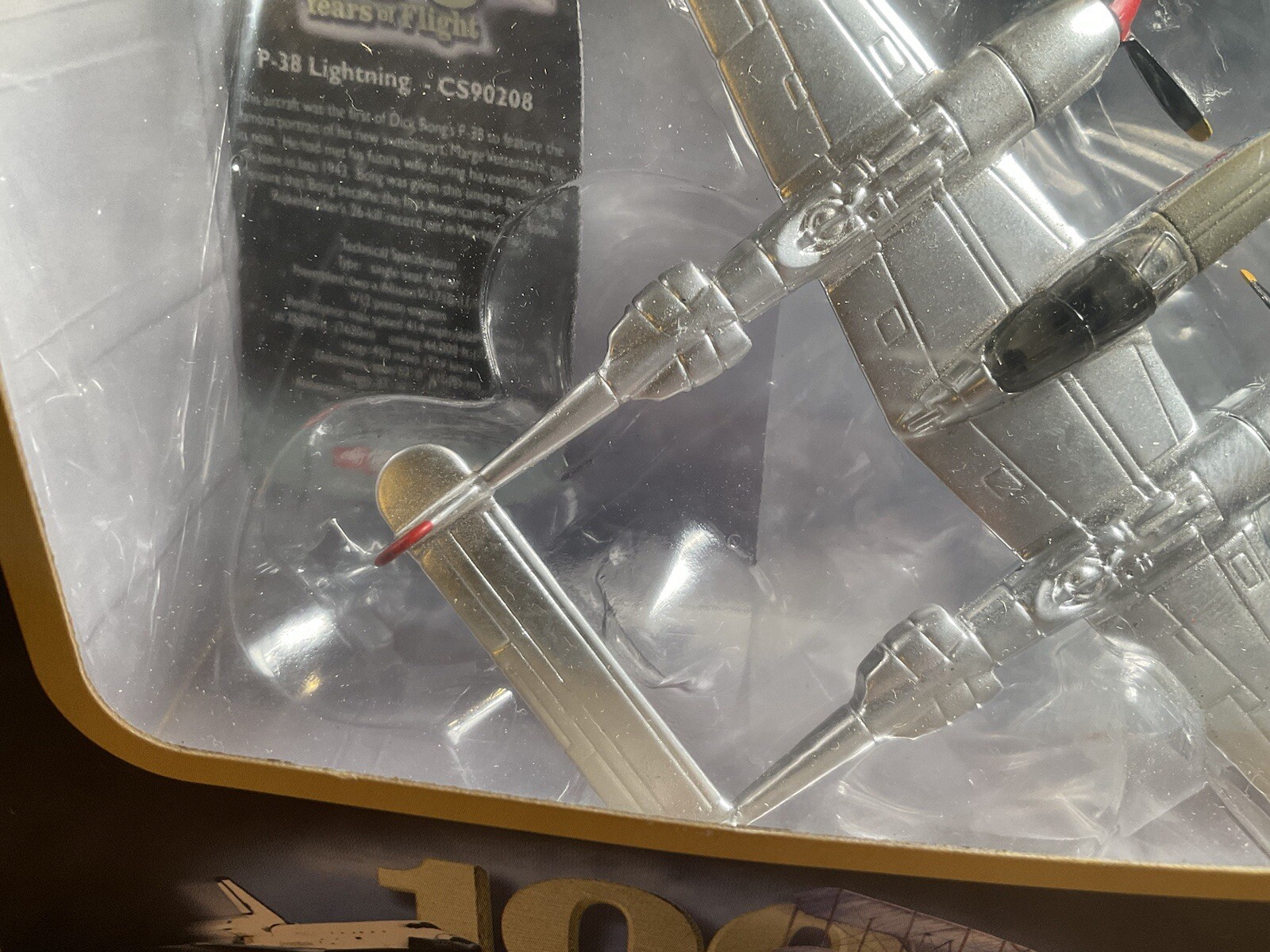 Corgi P-38 Lighting CS90208, 100 Years Of Flight, American Aces-Richard Bong NIB