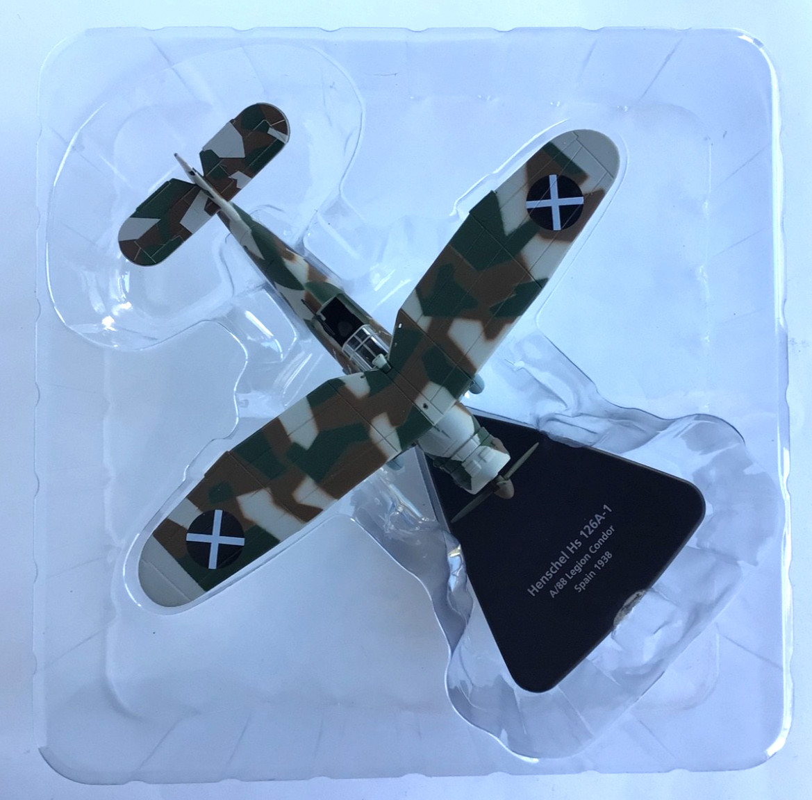 Oxford Aviation AC044 Henschel Hs 126A-1 A/88 Legion Condor Spain 1938 1:72