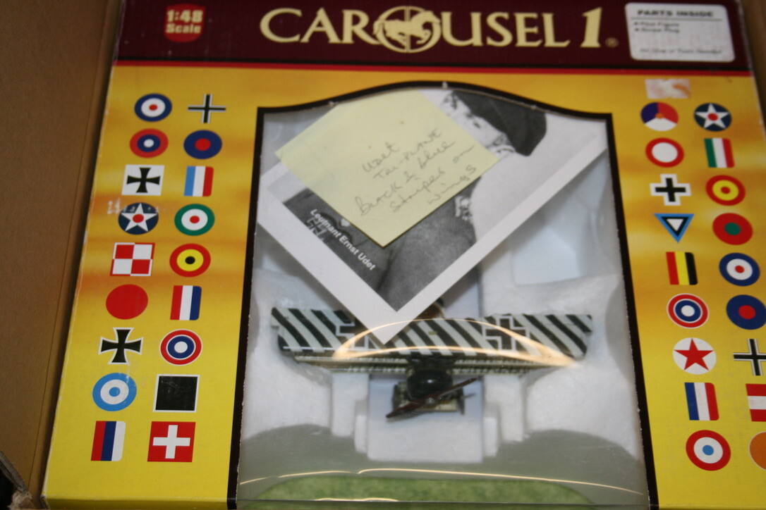 Carousel 1:48 German Air Servic Fokker Dr.1 Triplane (7123) Die-Cast Model Plane