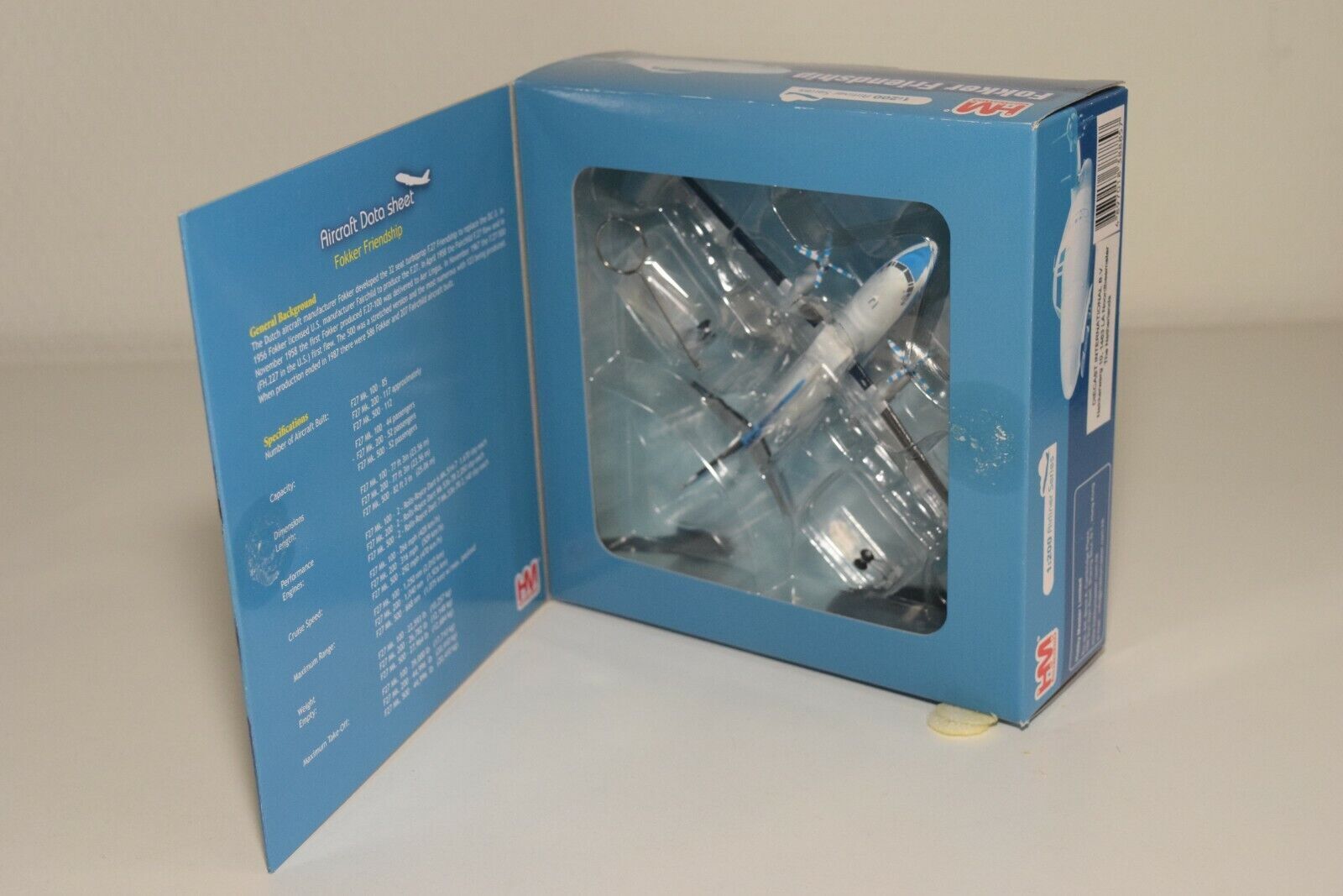 V 1:200 HOBBYMASTER HL1101 BREEDER FRIENDSHIP NLM PLANE GRAY MIB