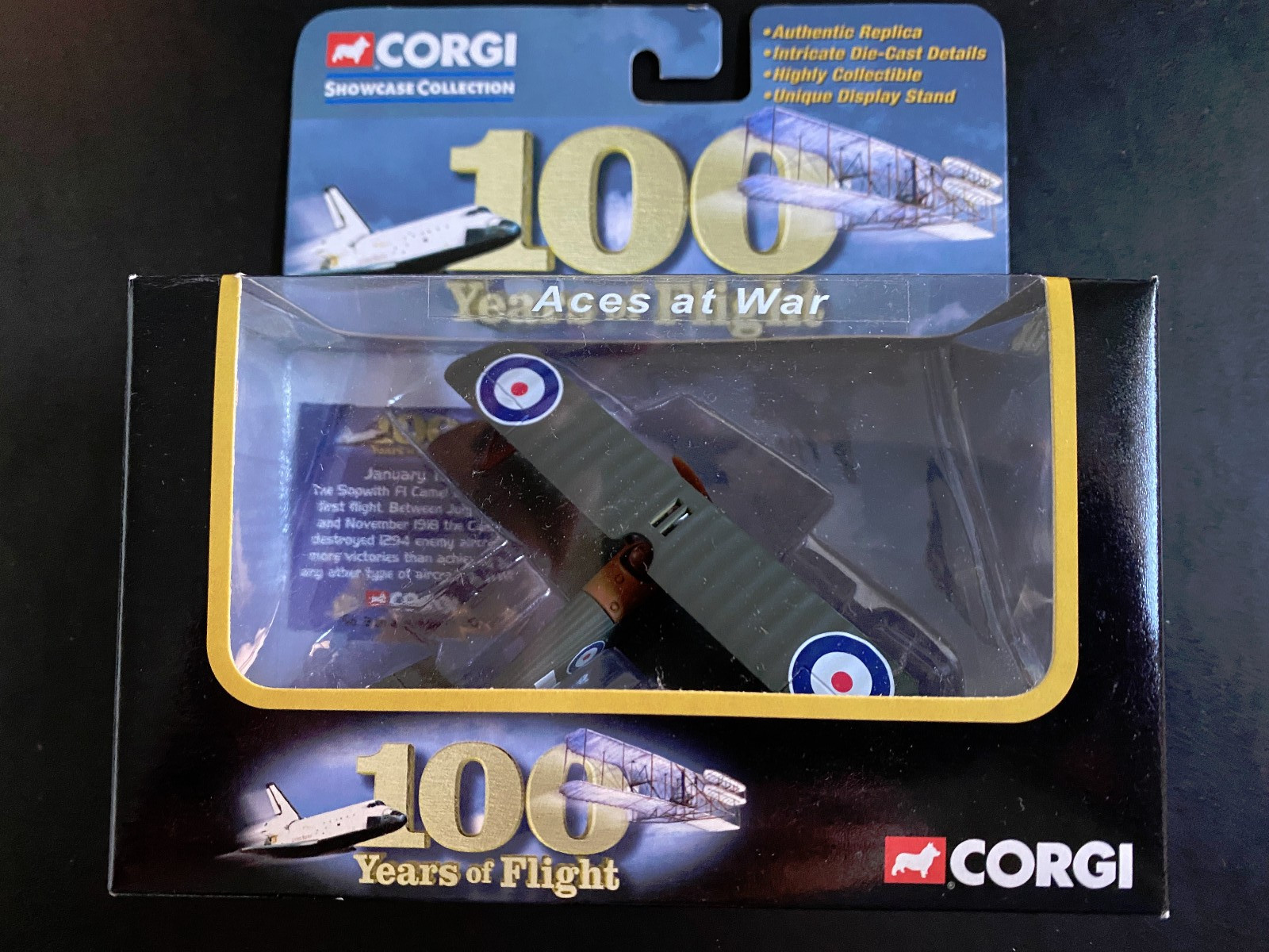 Corgi 100 Years Of Flight ‘Aces At War’ Sopwith Camel No. 3 Wing RNAS Model