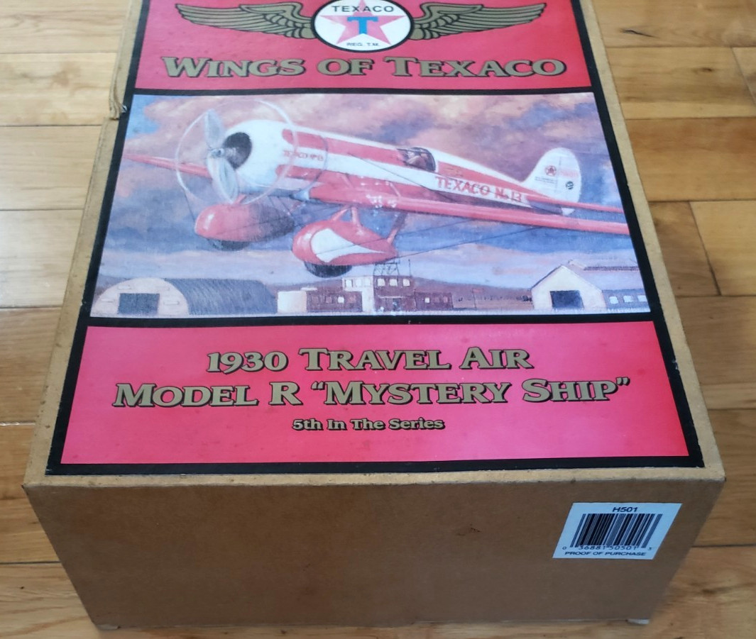 Wings Of Texaco 1930 Travel Air Model R Mystery Ship 5th In The Series Box Wear