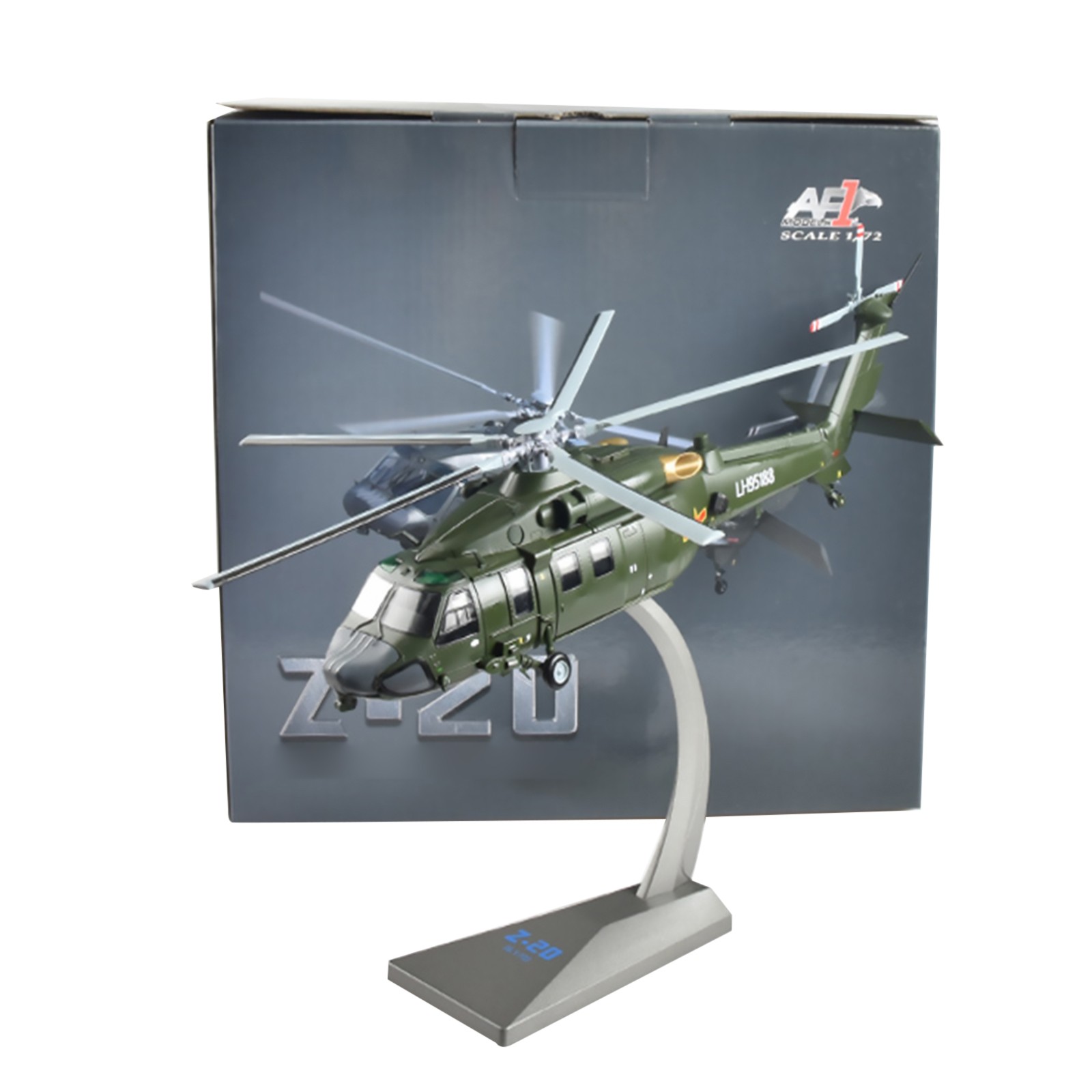 1/72 Armed Straight 20 Helicopter Model Z-20 Aircraft Alloy Military Aircraft C
