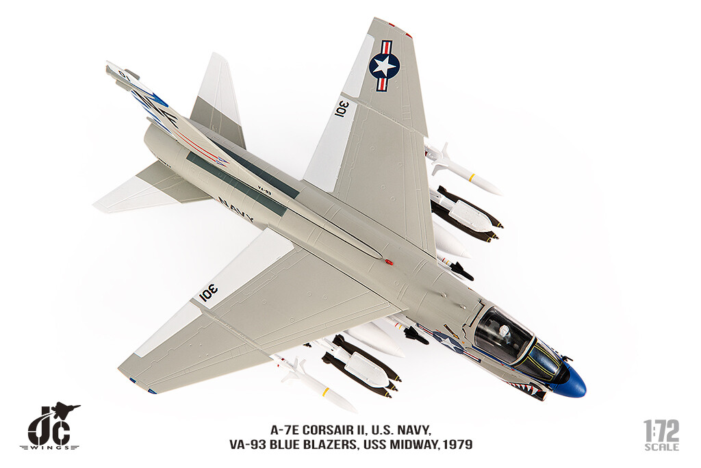 1:72 JC Wing A-7E CORSAIR I.U.S.NAVY,VA-93,1979 Fighter Diecast Aircraft Model