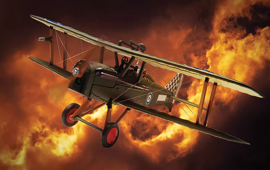 1:48 Corgi Royal Aircraft Factory SE5a RAF No74Sqn Biplane Fighter Diecast Model