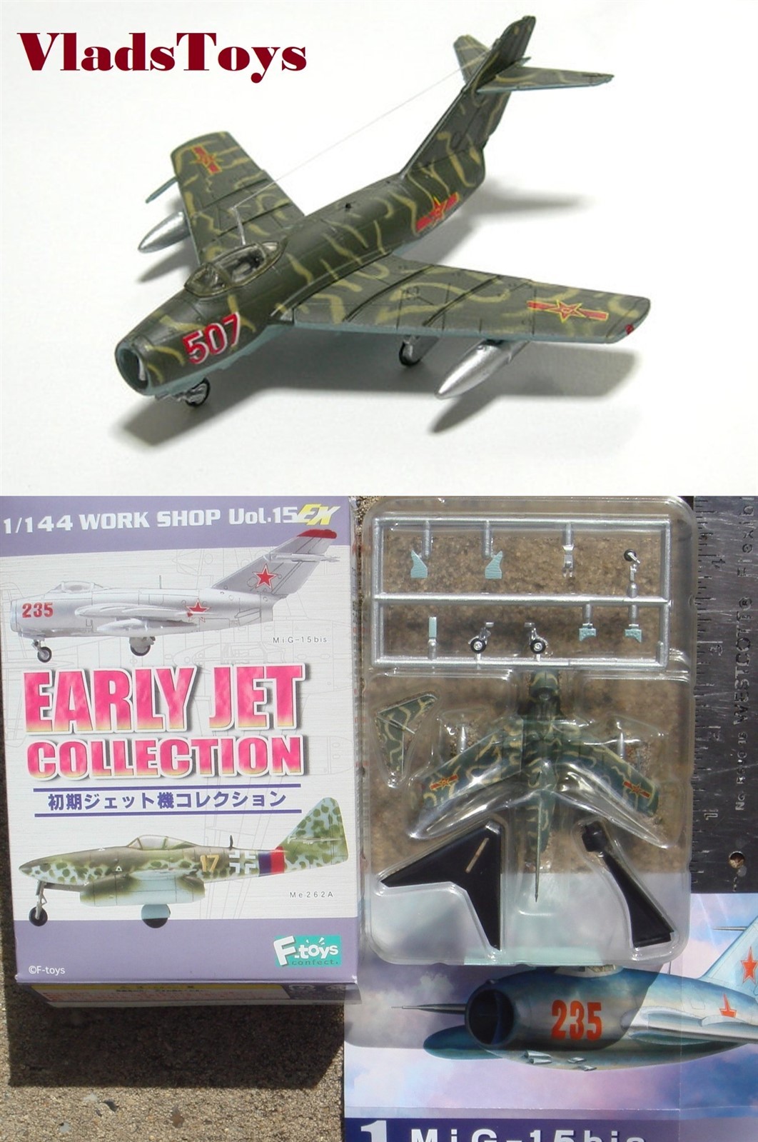F-Toys 1:144 Early Jet Collection (1b) MiG-15bis Chinese Air Force FTC096