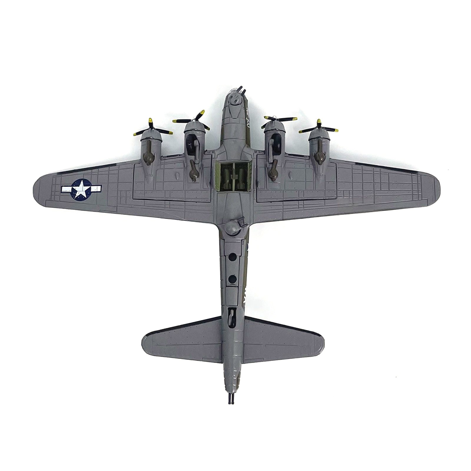 High Simulation 11.9cm Diecast Alloy 1/200 USA Air Force B-17G Fighter Model