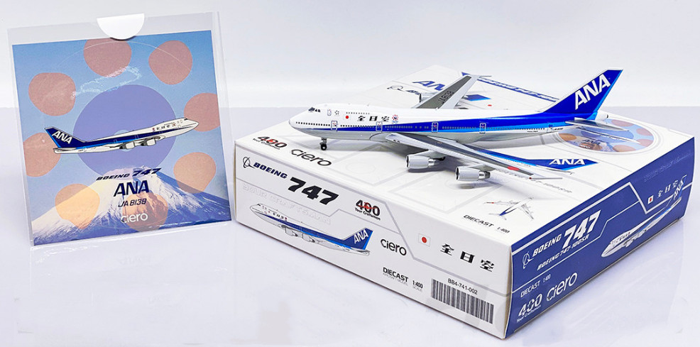 1:400 JC Wings ANA BOEING 747-100SR Passenger Aircraft Diecast Airplane Model