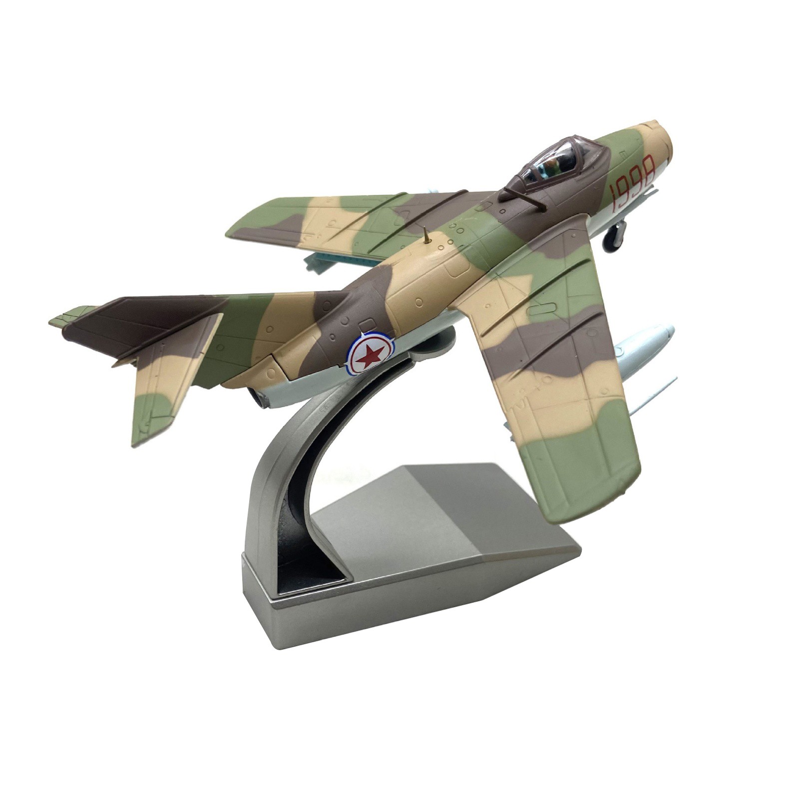 Iconic Jet Fighter Model MiG-15 1/72 Scale Diecast Alloy Desk Decor Gift