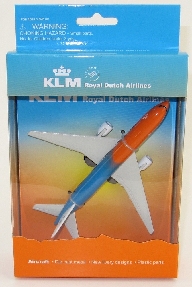 New! PPC Holland 222000 KLM 777-300ER Toy grade diecast model (not to scale)