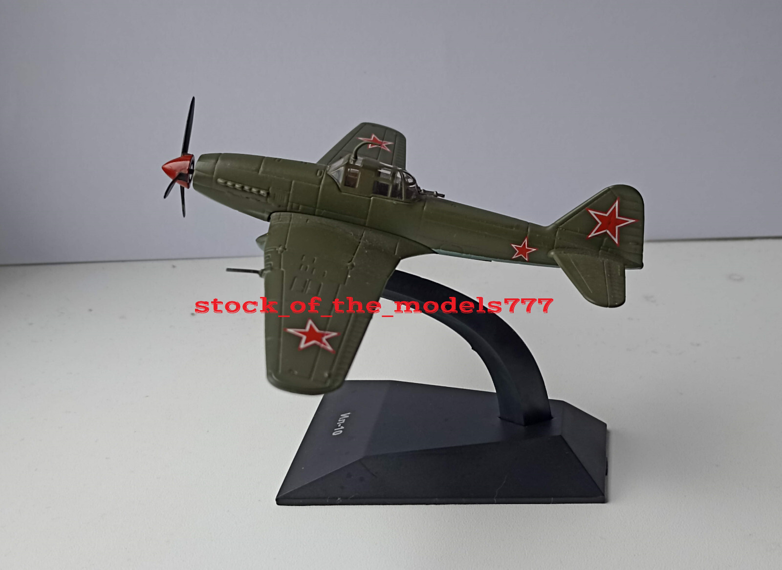 ✈READ!!! IL-10 1:100 DeAgostini Soviet Air Force aircraft scale model