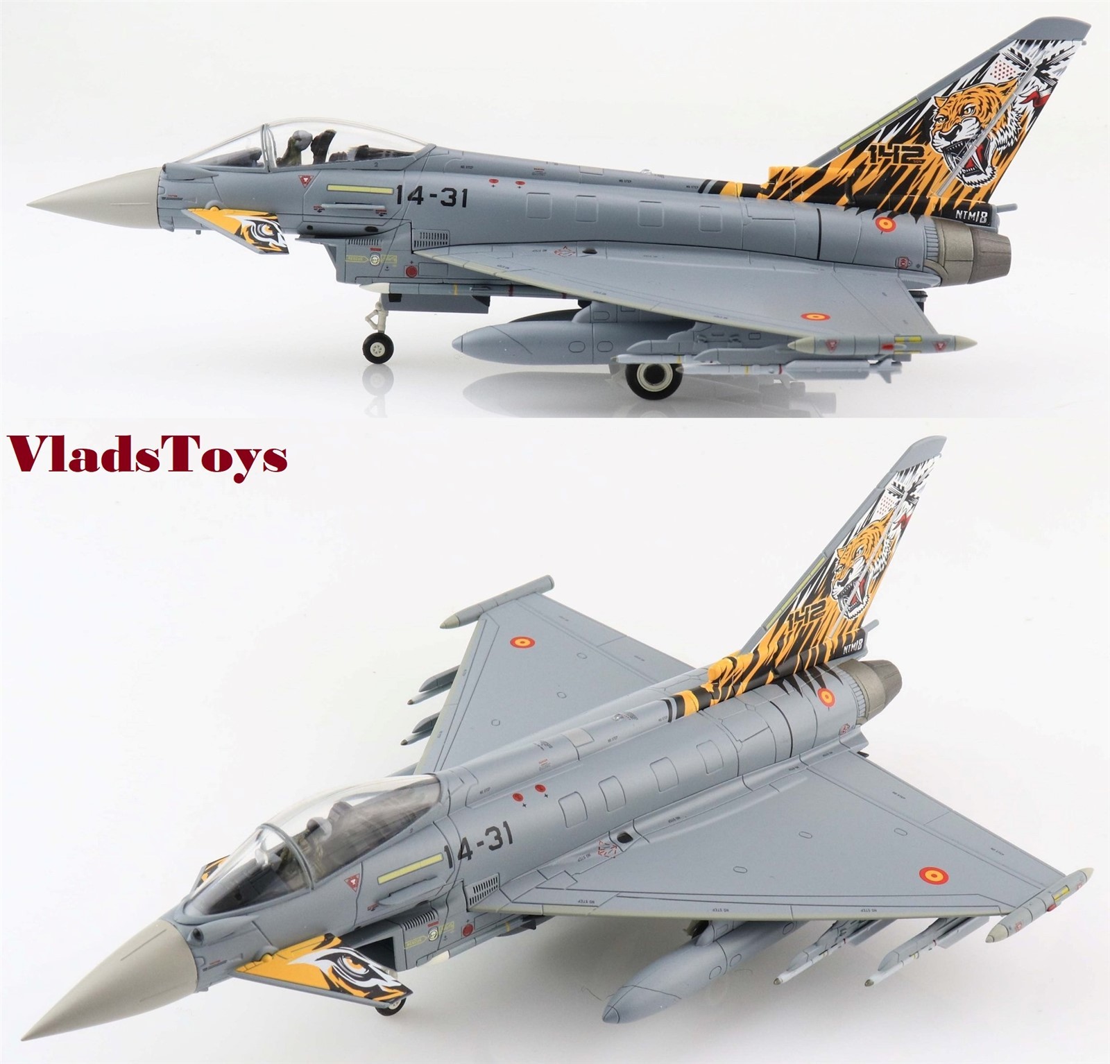 Hobby Master 1/72 Eurofighter EF-2000 Typhoon S SpanishAF NATO Tiger Meet HA6618
