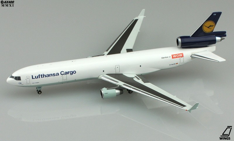 Lufthansa Cargo MD-11F D-ALCG JC Wings JC4240 Scale 1:400 RARE