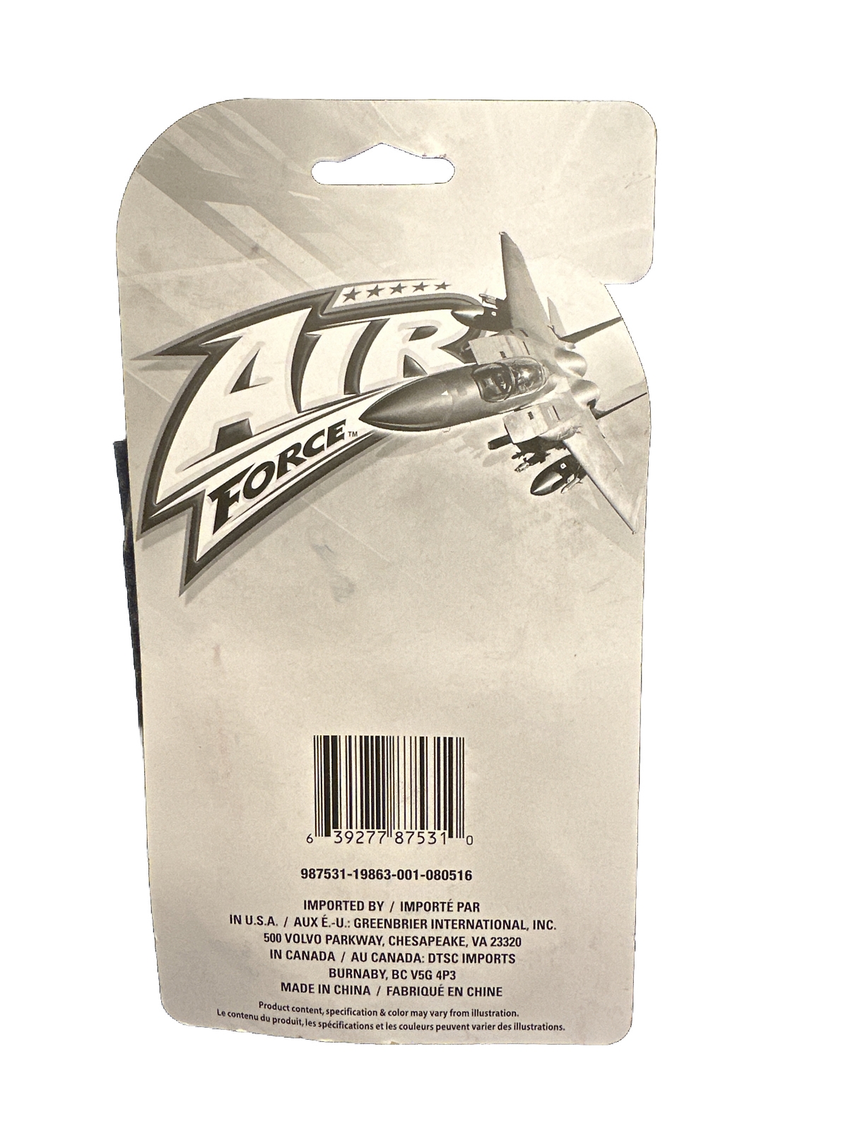 Vintage AIR FORCE JET 2 Piece Set Diecast NEW Ages 3+ (2)