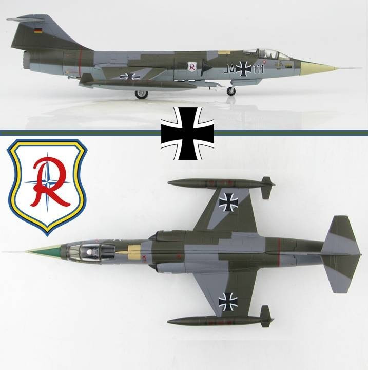 Hobby Master 1/72 HA1046 F-104G Starfighter Luftwaffe JG 71 Richthofen