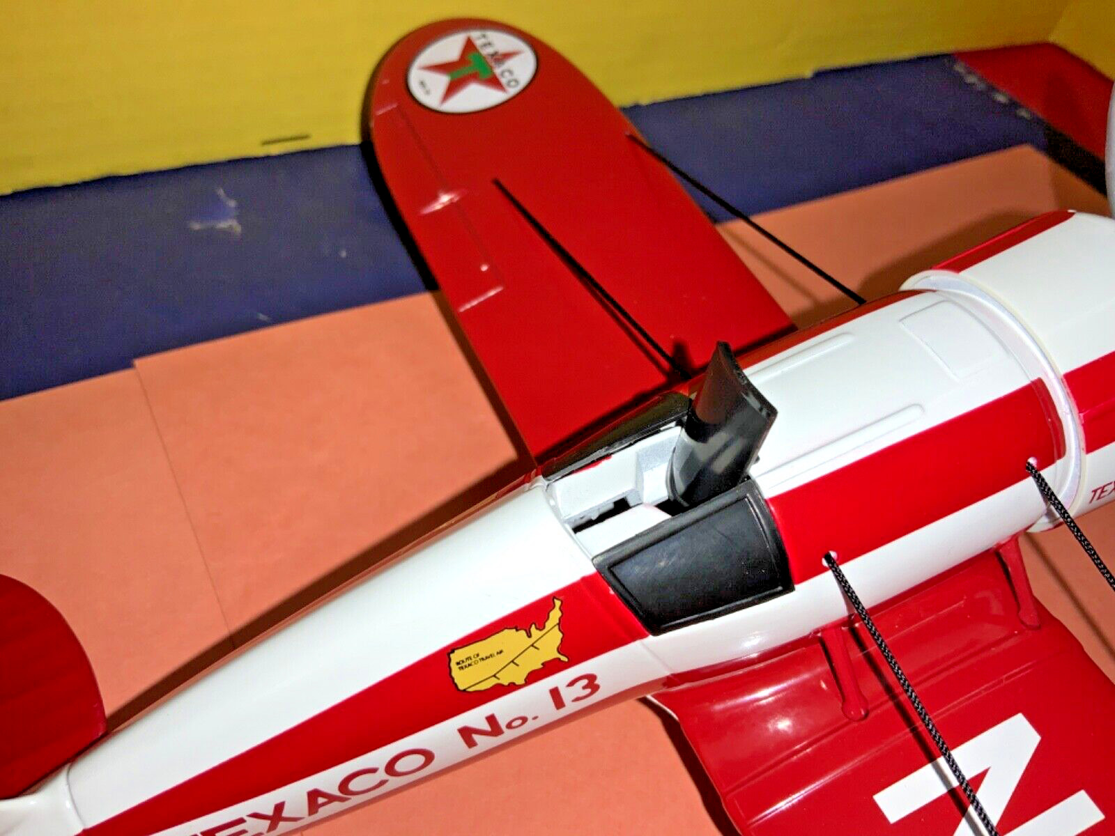VTG 1997 Wings of Texaco 1930 Travel Air Model R Mystery Ship – AS IS w/ Box
