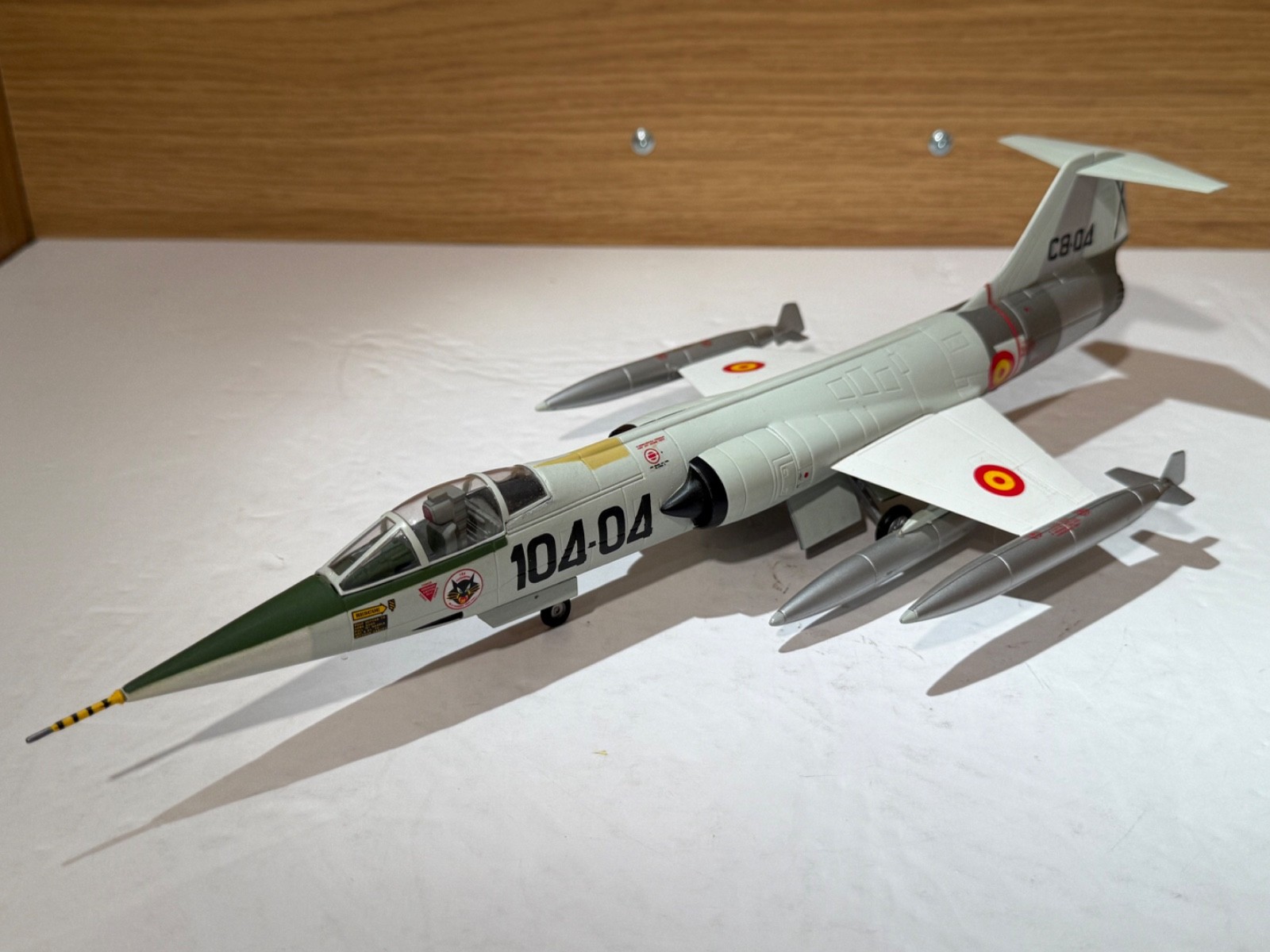 FRANKLIN MINT/COLLECTION ARMOUR 1:48 F-104 STARFIGHTER SPANISH AIRFORCE