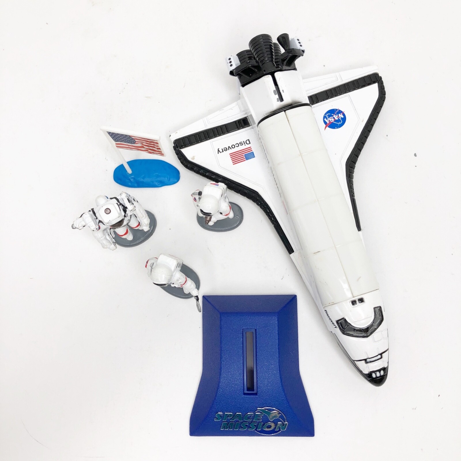 Action City Space Mission Space Shuttle by RealToy 6 Piece Play Set