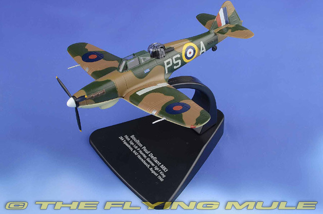 Oxford Diecast 1:72 Defiant Mk I RAF No.264 Sqn N1535