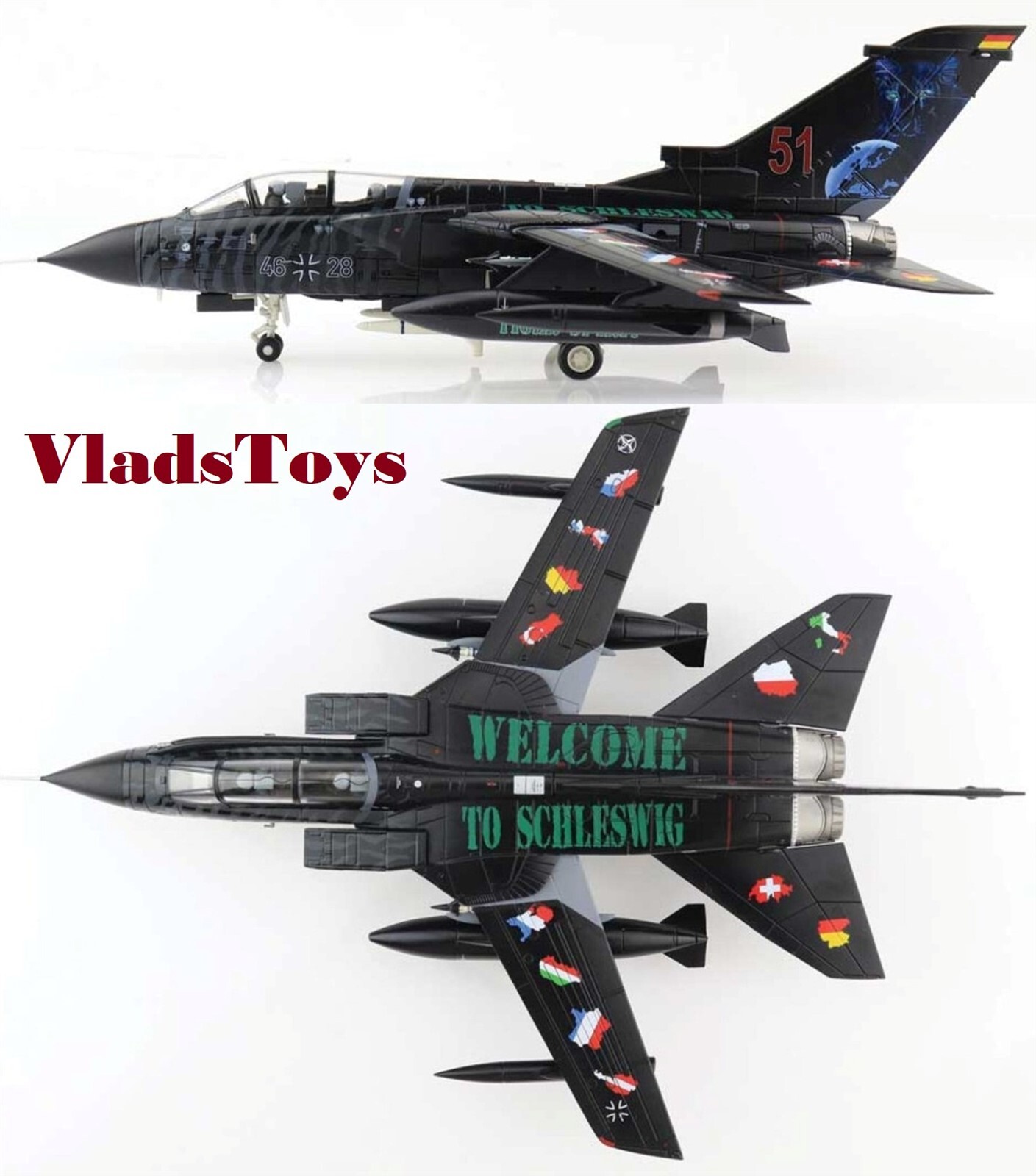 Hobby Master 1/72 Panavia Tornado ECR Luftwaffe Schleswig AB Tiger Meet HA6709