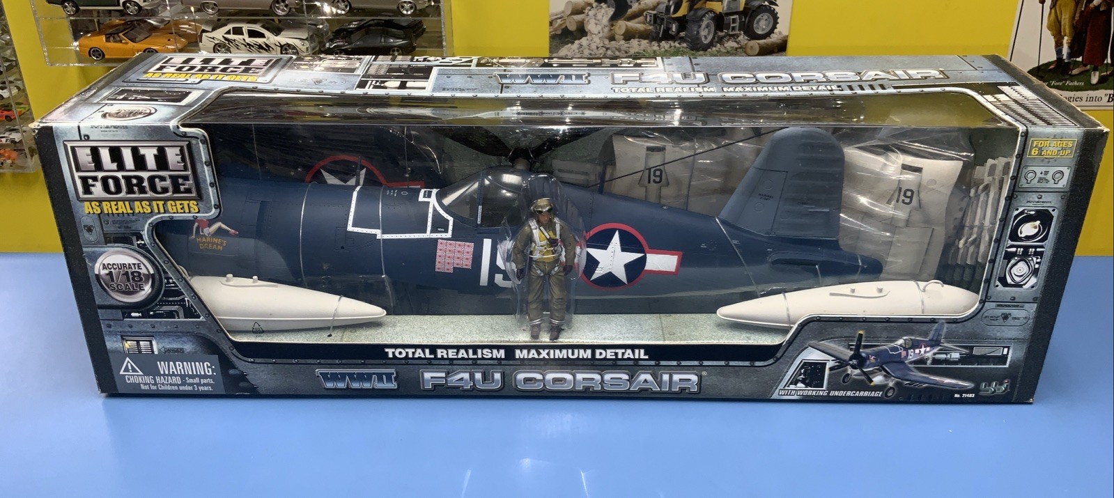 BBI Elite Force WWII F4U Corsair #19 “Marine’s Dream” 21483 Rough Box