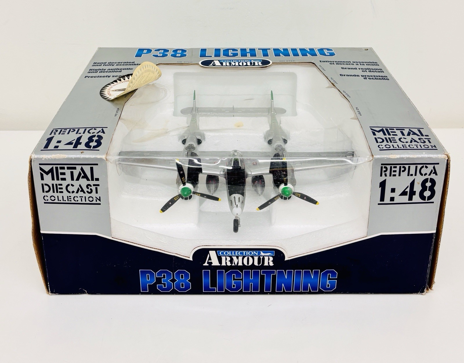 Franklin Mint 1:48 P-38 Lightning “Jandina IV” J.T. Robbins USAAF WWII 98170