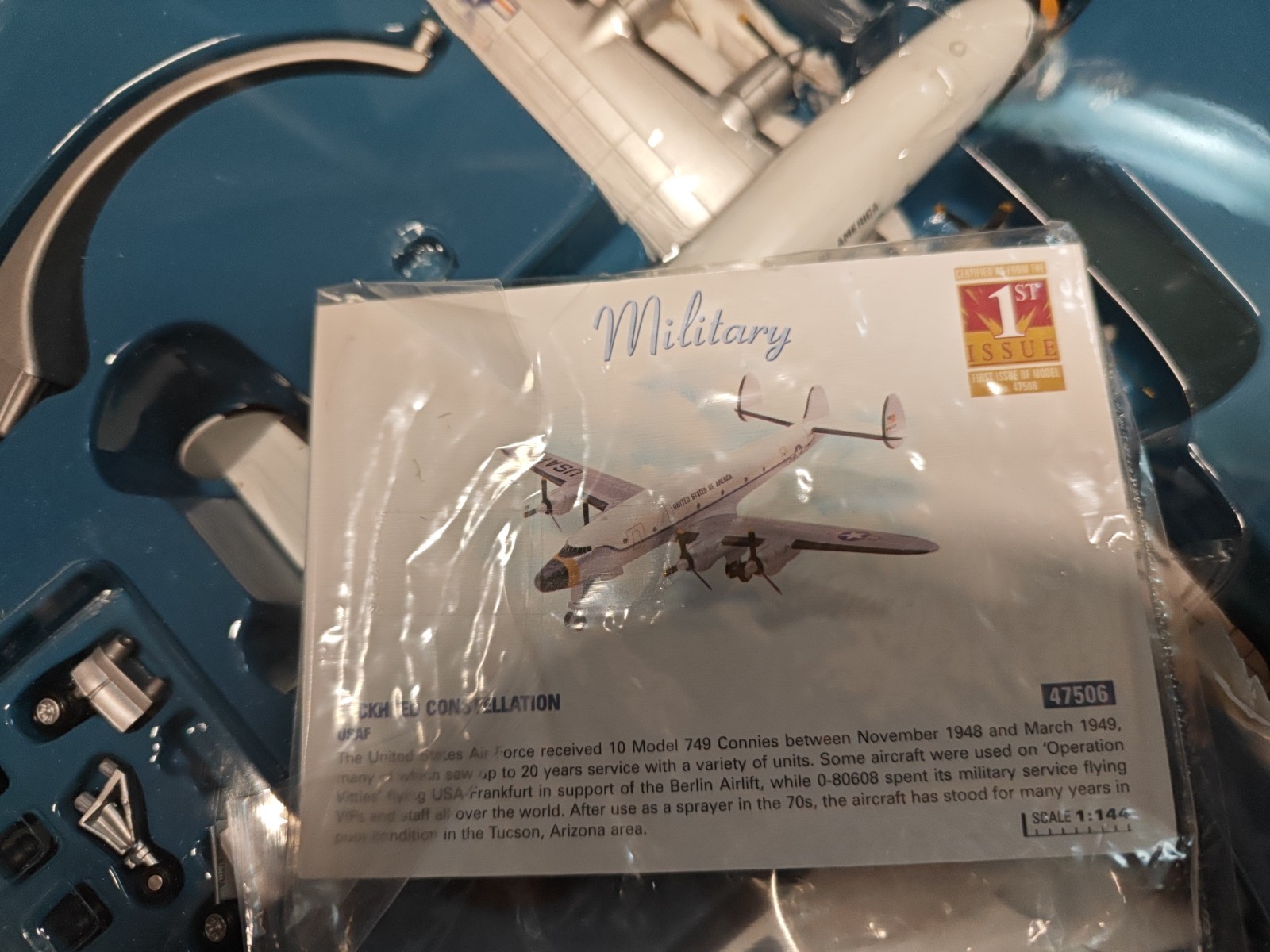 CORGI Aviation Archive 1:144 LOCKHEED CONSTELLATION – USAF AA47506 (629)