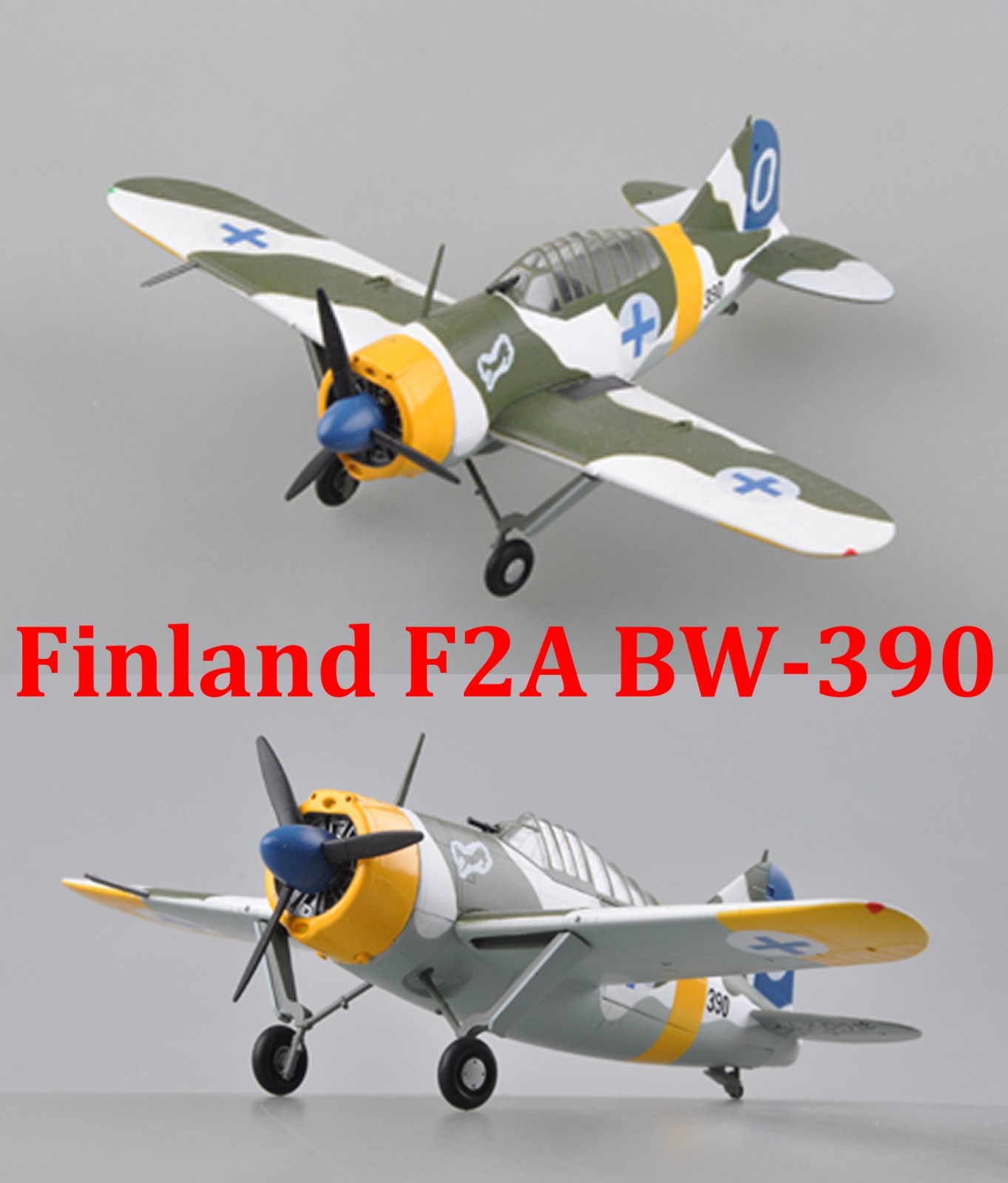 Easy Model 1/72 Finland F2A/M339 BW-390,Late 1941 #36382