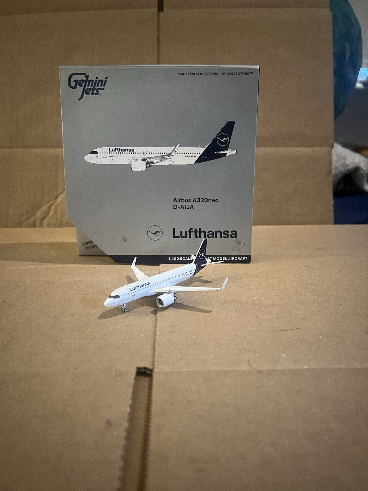 GEMINI JETS LUFTHANSA A320NEO 1:400 DIECAST MODEL GJDLH1968 D-AIJA