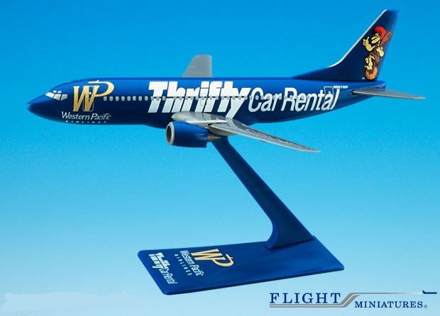 Flight Miniatures Western Pacific Thrifty 737-300 1:200 Scale Model Airplane