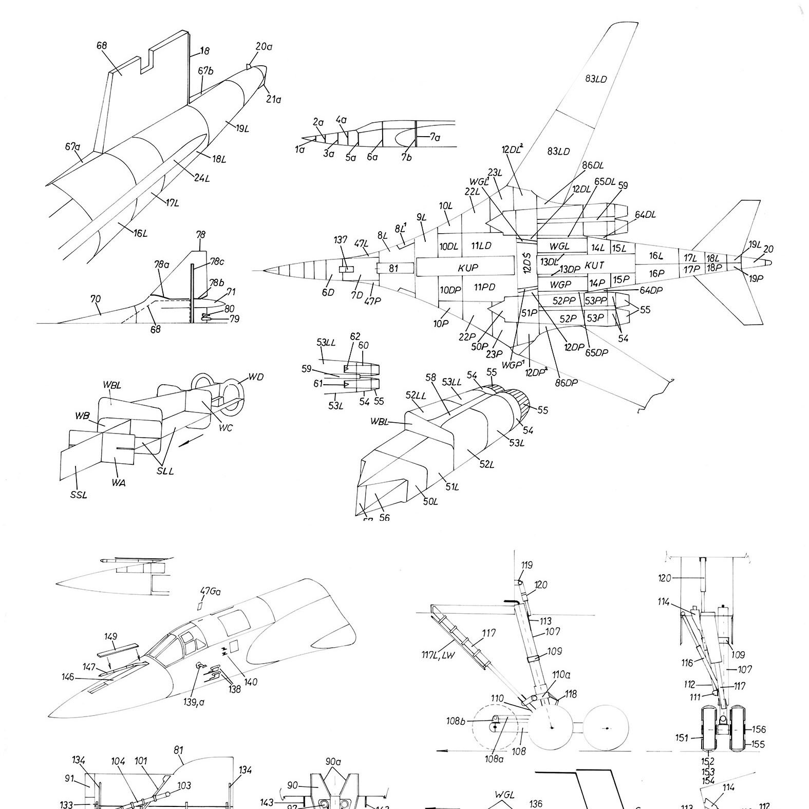 1:72 Unassembled Tupolev Tu-160 Jack Bomber Aircraft Paper Model Military Plane