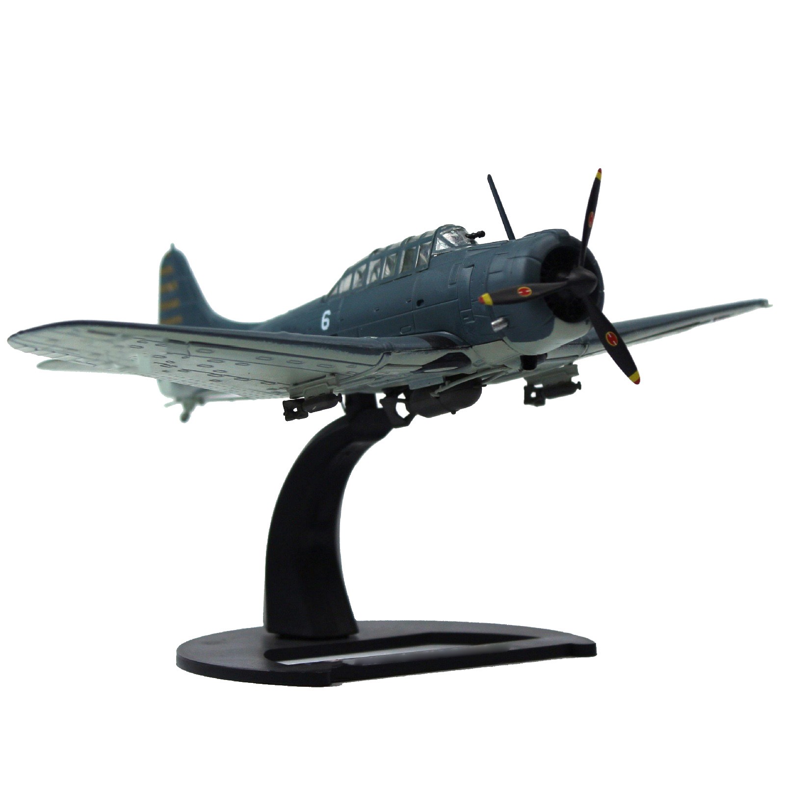 1/72 SBD Dauntless Diecast Model WWII Dive Bomber with Display Stand