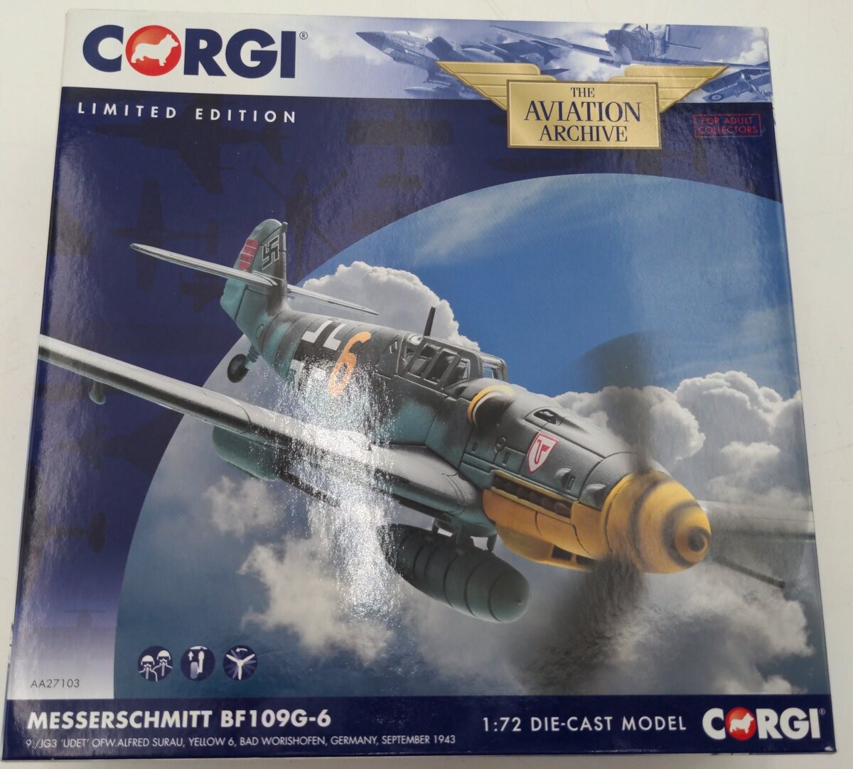 Corgi AA27103 1:72 Messerschmitt BF109G-6