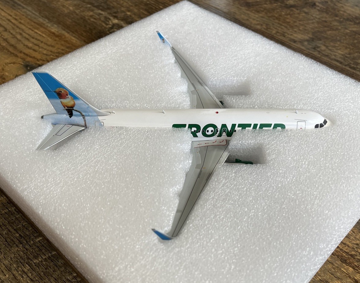 NEW GEMINI JETS 1:200 scale FRONTIER AIRLINES AIRBUS A320neo G2FFT897 N318FR🛫✈️
