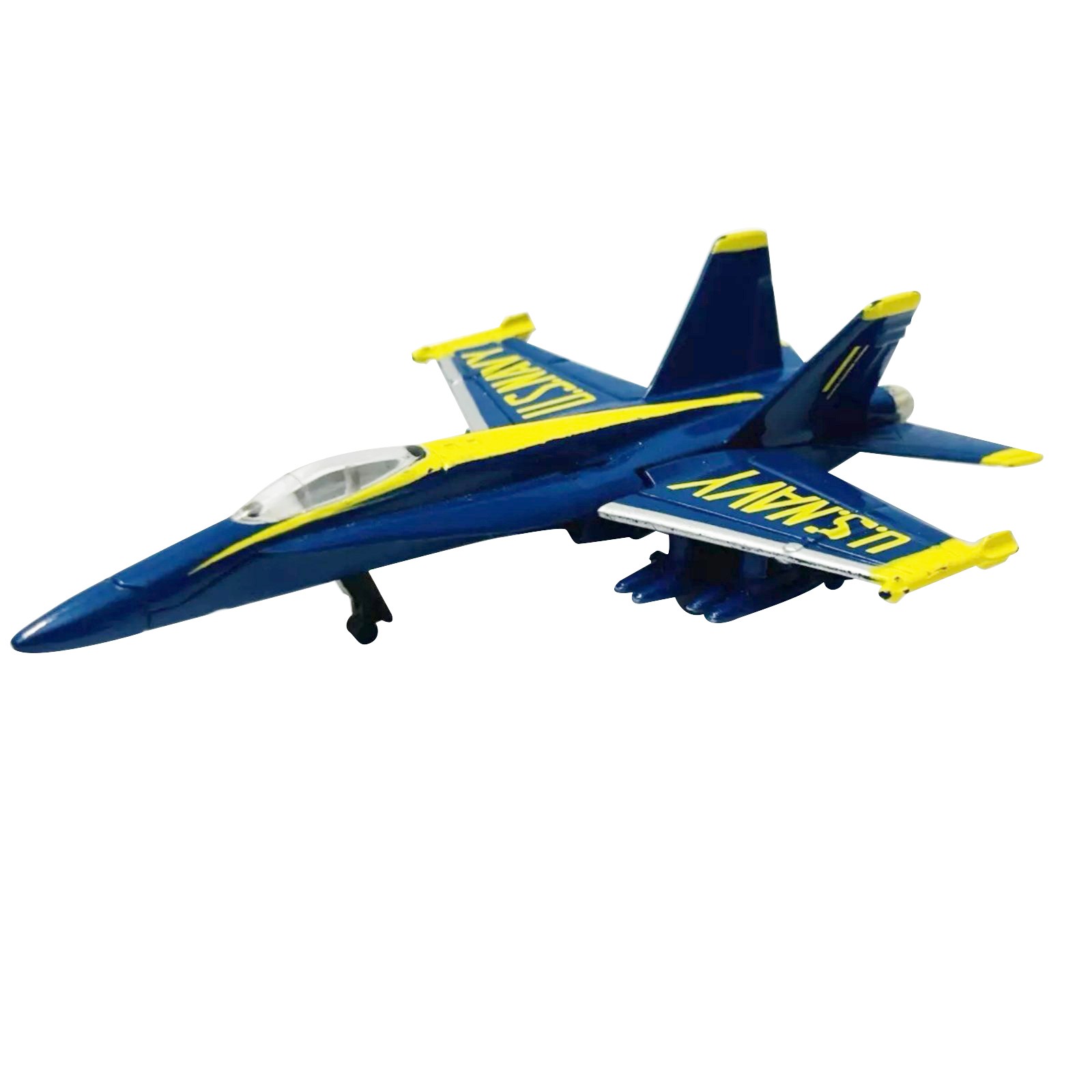 United States Navy Blue Angels F/A-18 Hornet Fighter Jet Die Cast Model Plane