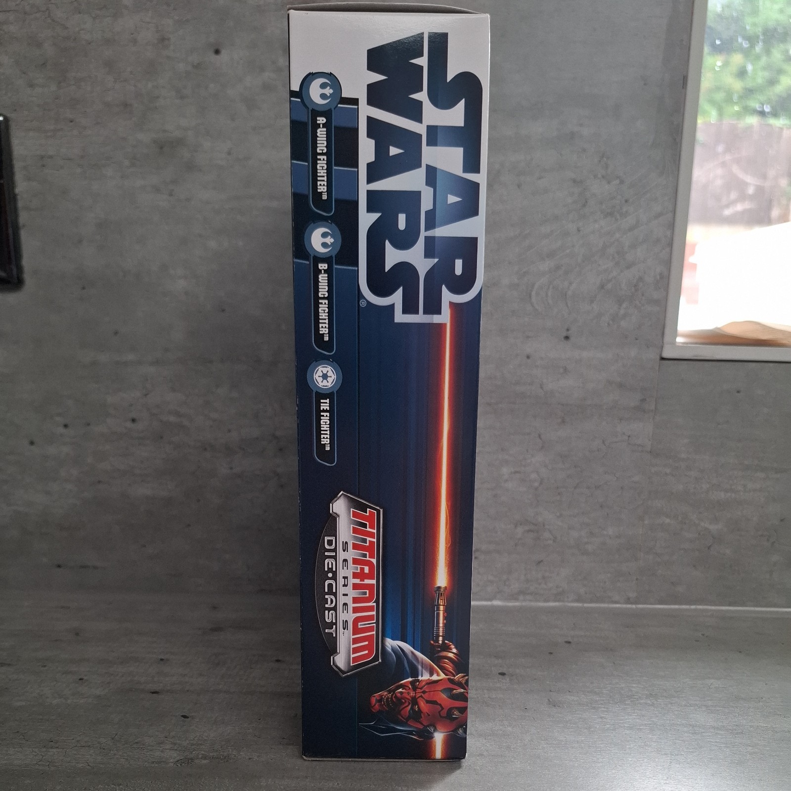 A WING B WING TIE FIGHTER 2011 STAR WARS die-cast Titanium MISB NEW Hasbro