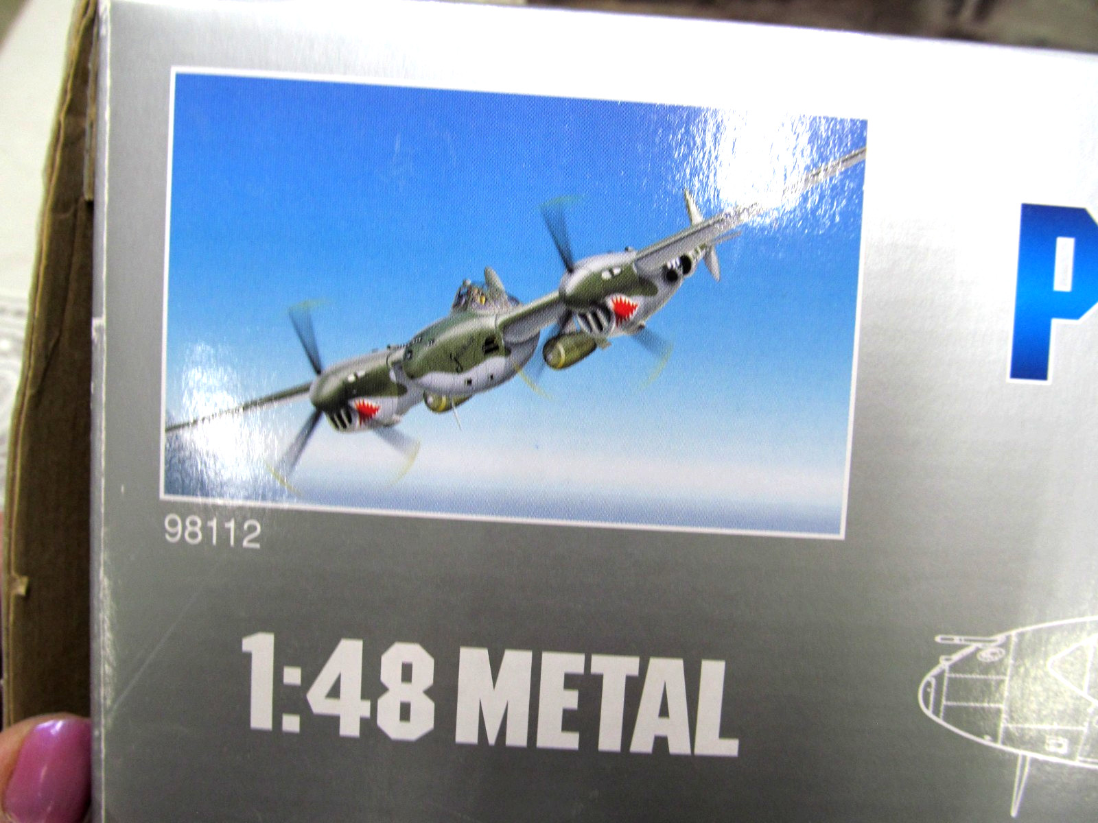 Armour Collection 1:48 Scale P38 Lighting Art 98115 USAAF diecast