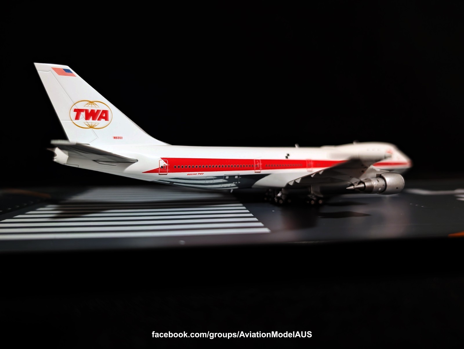 Patriot 1:400 Trans World Airlines TWA (TW) B747-100 N93101
