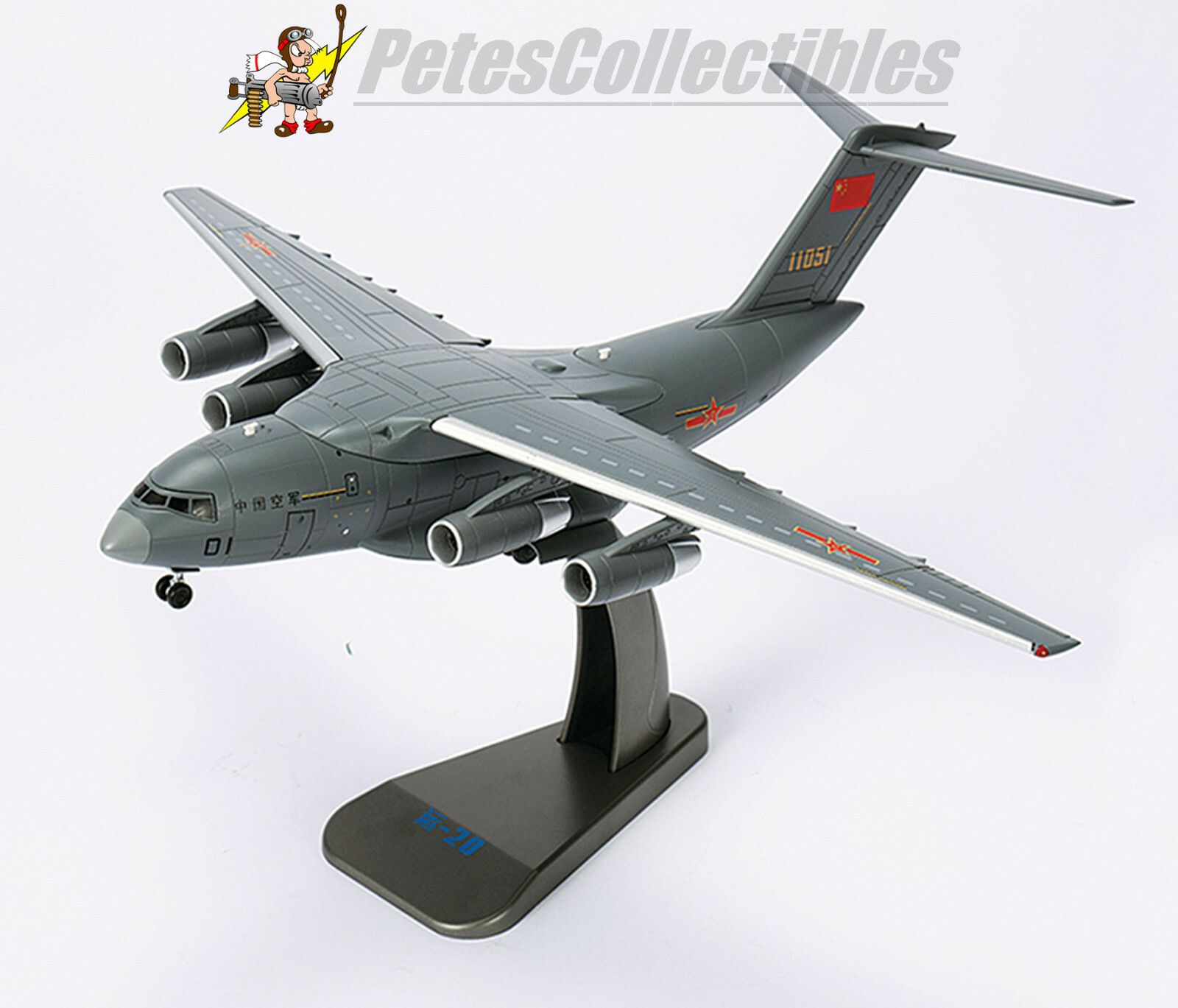 Air Force 1 AF1-0158 Y-20 Kungpeng Transport Aircraft Chinese AF 1/130th.Scale