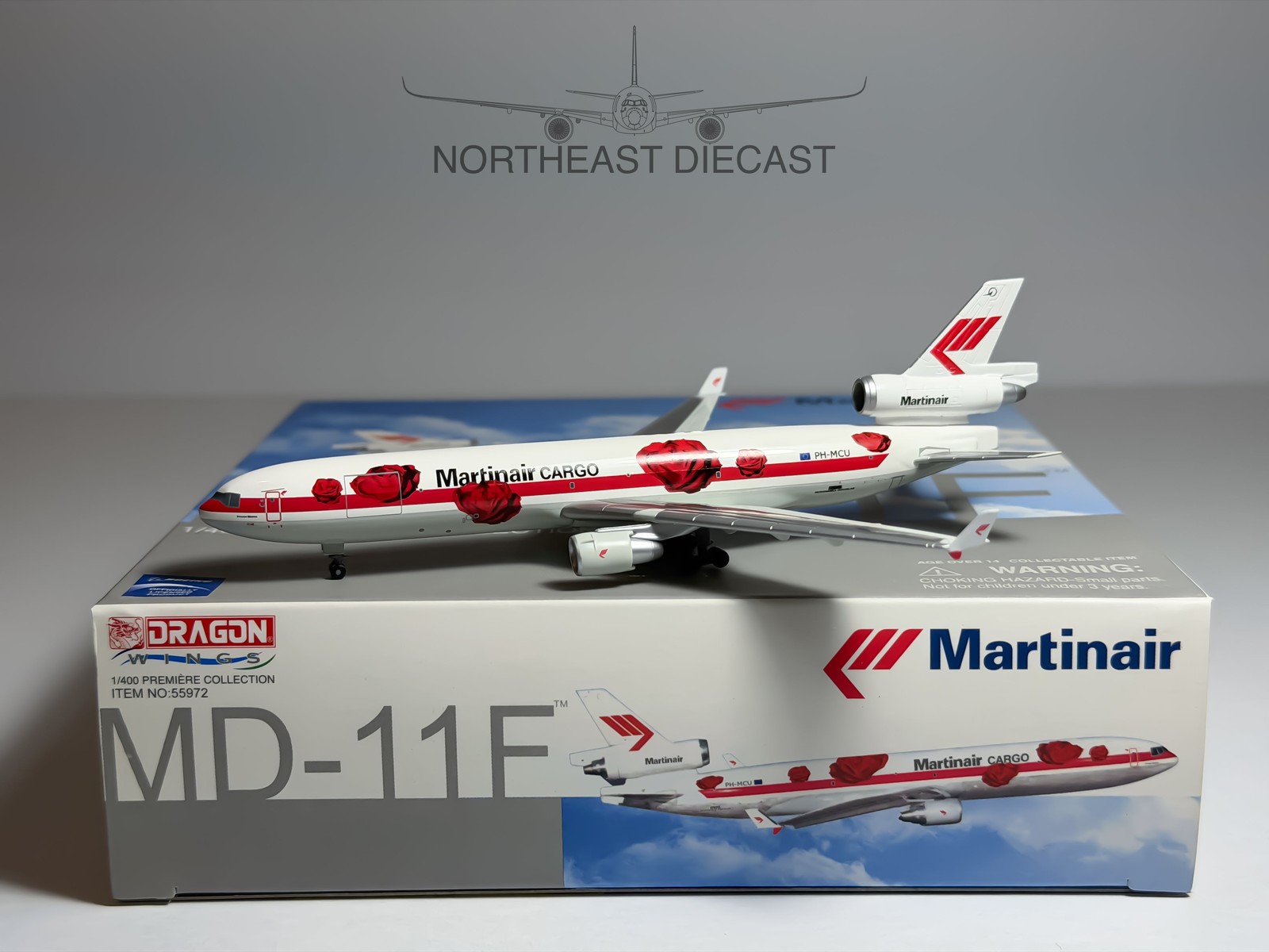 Martinair Cargo McDonnell Douglas MD-11F 1:400 Dragon Wings PH-MCU (55972)