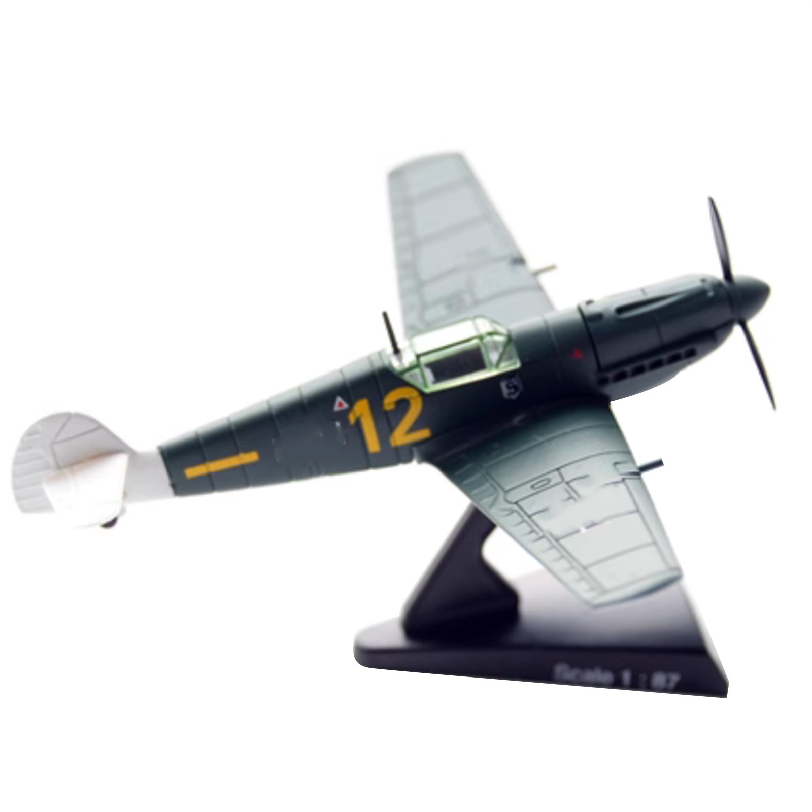 1:100 Scale Germany Messerschmitt BF109E Fighter Aircraft Alloy Model For Kid