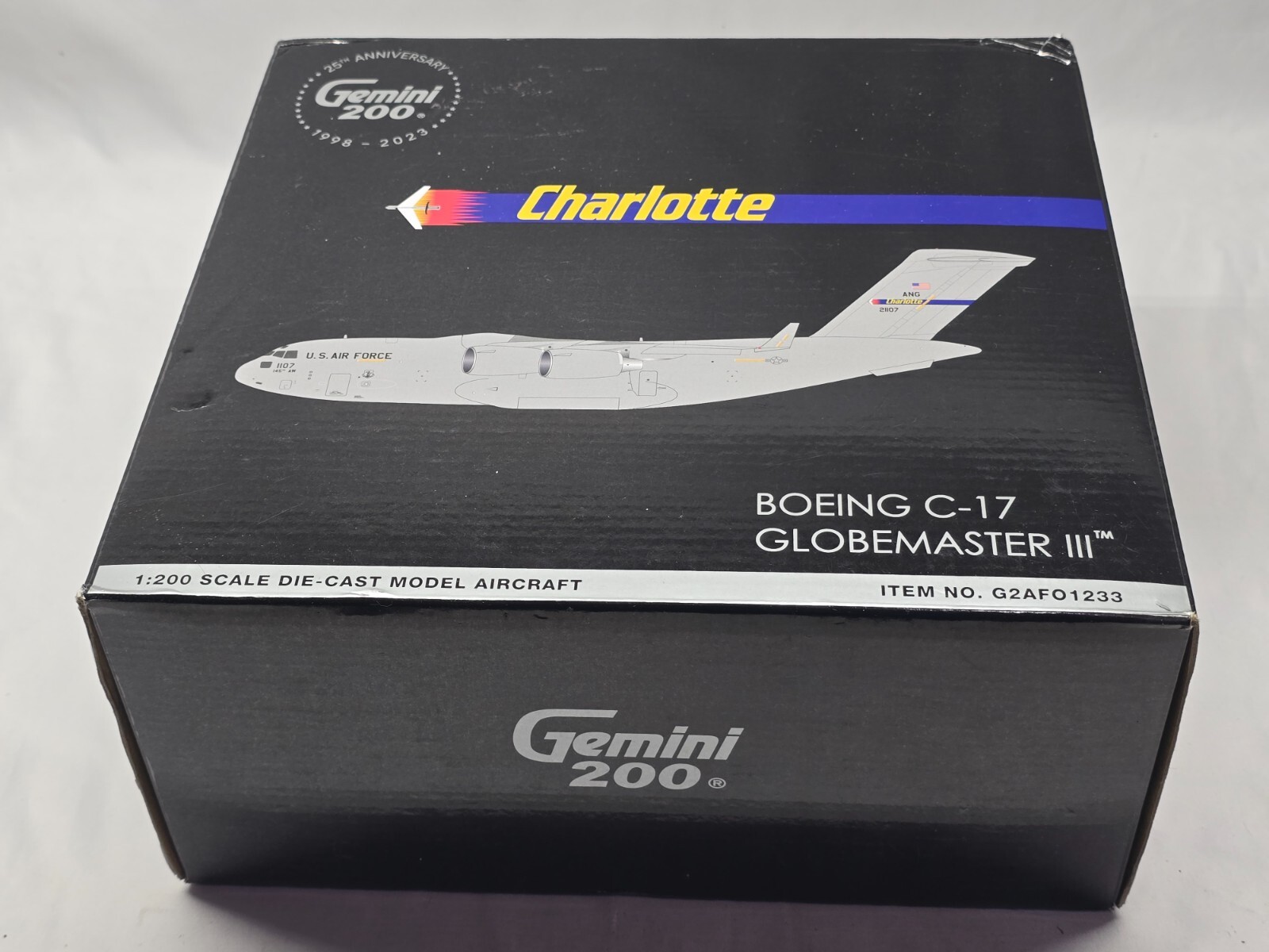 Gemini 200 Boeing C-17 Globemaster III Charlotte NC 1:200 Diecast