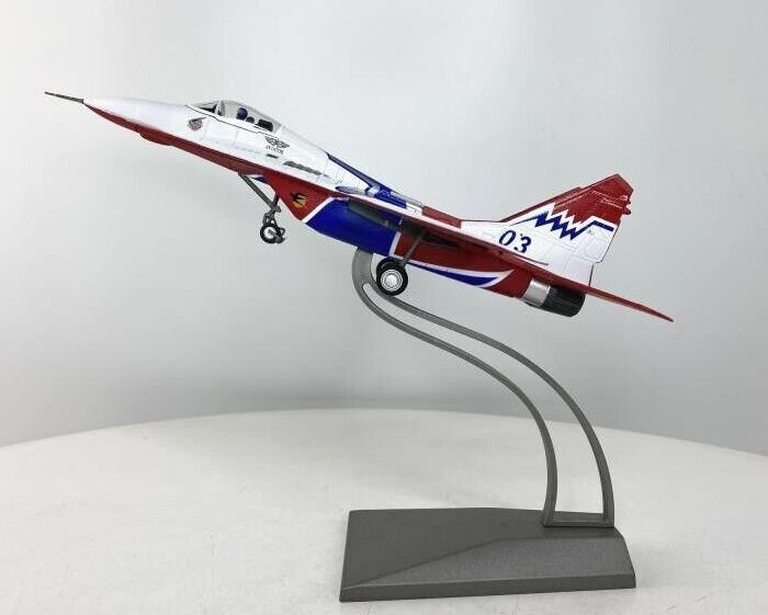 1:72 MIG-29 FIGHTER PERFORMANCE TEAM AIR SHOW Airplane Diecast Aircraft Model